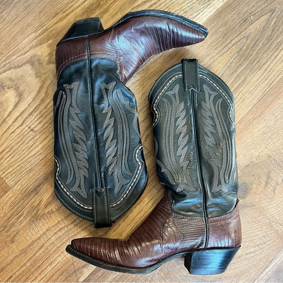 Vintage Justin Cowboy Boots Size 5 - Picture 6 of 9